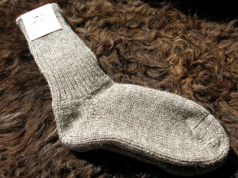 Socken aus Pommernwolle