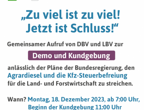 Bauerndemo für Agrardiesel am 18.12.23 in Berlin